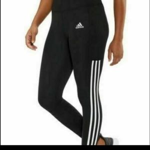 Adidas 3 stripe training tights